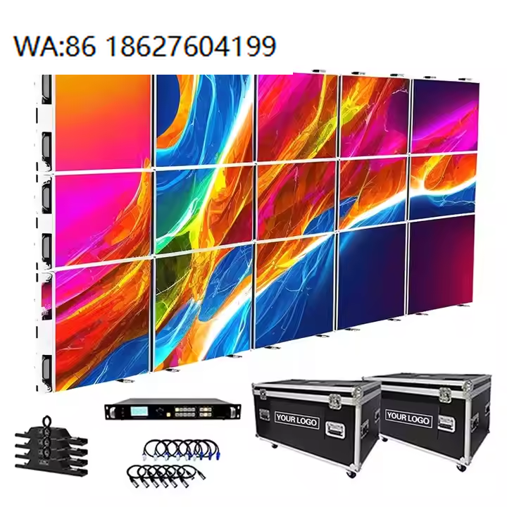 Outdoor Powerwall - energy saving low power LED display