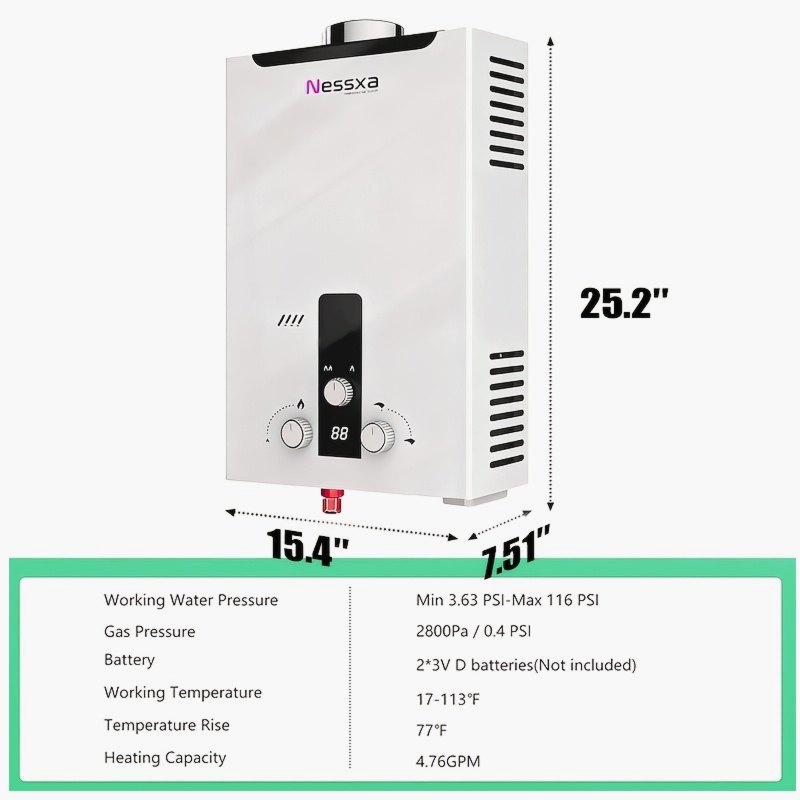 Power Outdoor - Portable Propane Water Heater – Instant