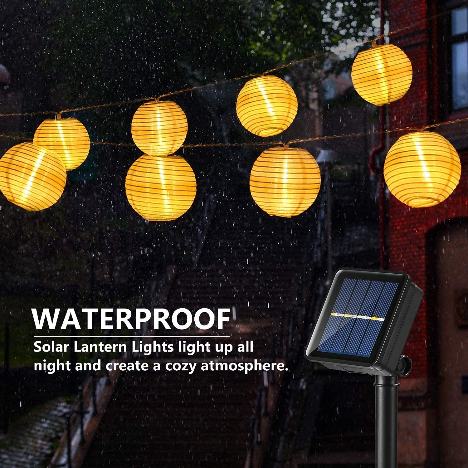 Waterproof Lantern Solar Strin - Outdoor Power Outlet Solar 리뷰 및 가격