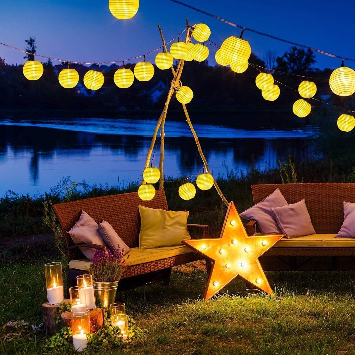 Waterproof Lantern Solar Strin - Outdoor Power Outlet Solar 리뷰 및 가격