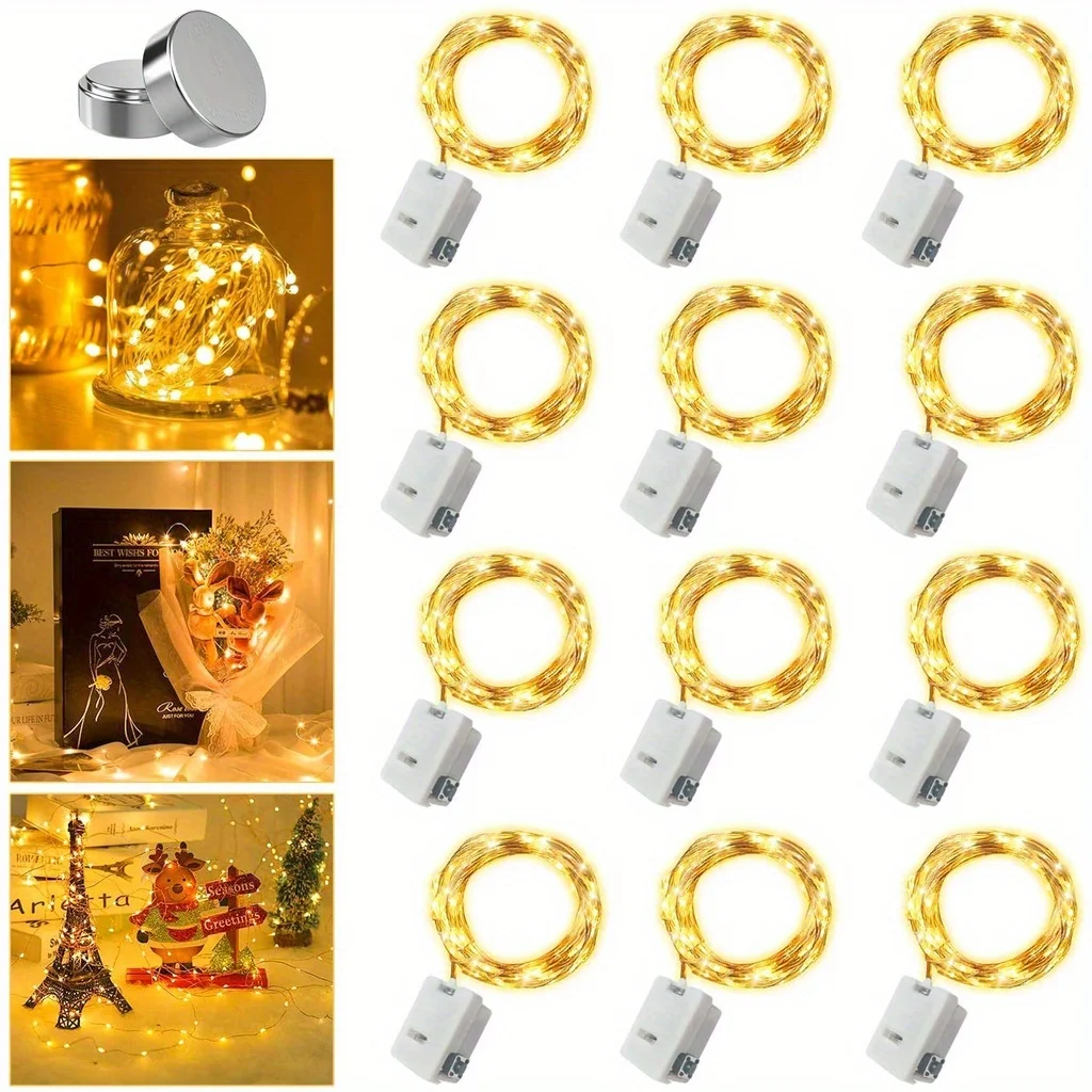 10 Pack Waterproof Mini Fairy  - Outdoor Power For Christmas Lights 리뷰 및 가격