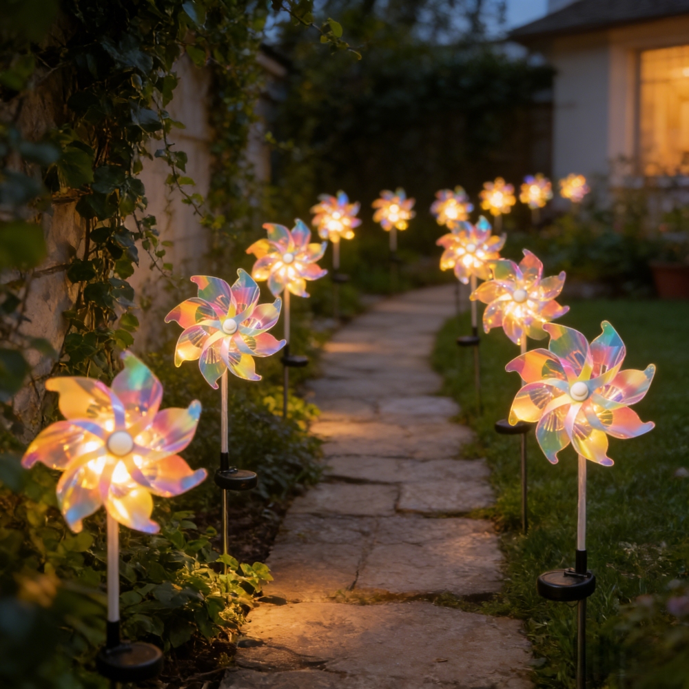 2PC Solar Powered Colorful Win - Outdoor Power For Wedding 리뷰 및 가격