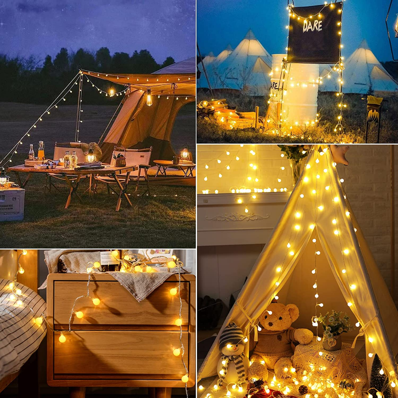 10M USB/Battery Power Ball LED - Outdoor Power For Wedding 리뷰 및 가격