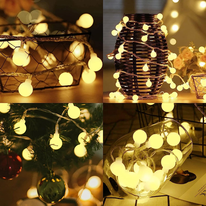 10M USB/Battery Power Ball LED - Outdoor Power For Wedding 리뷰 및 가격