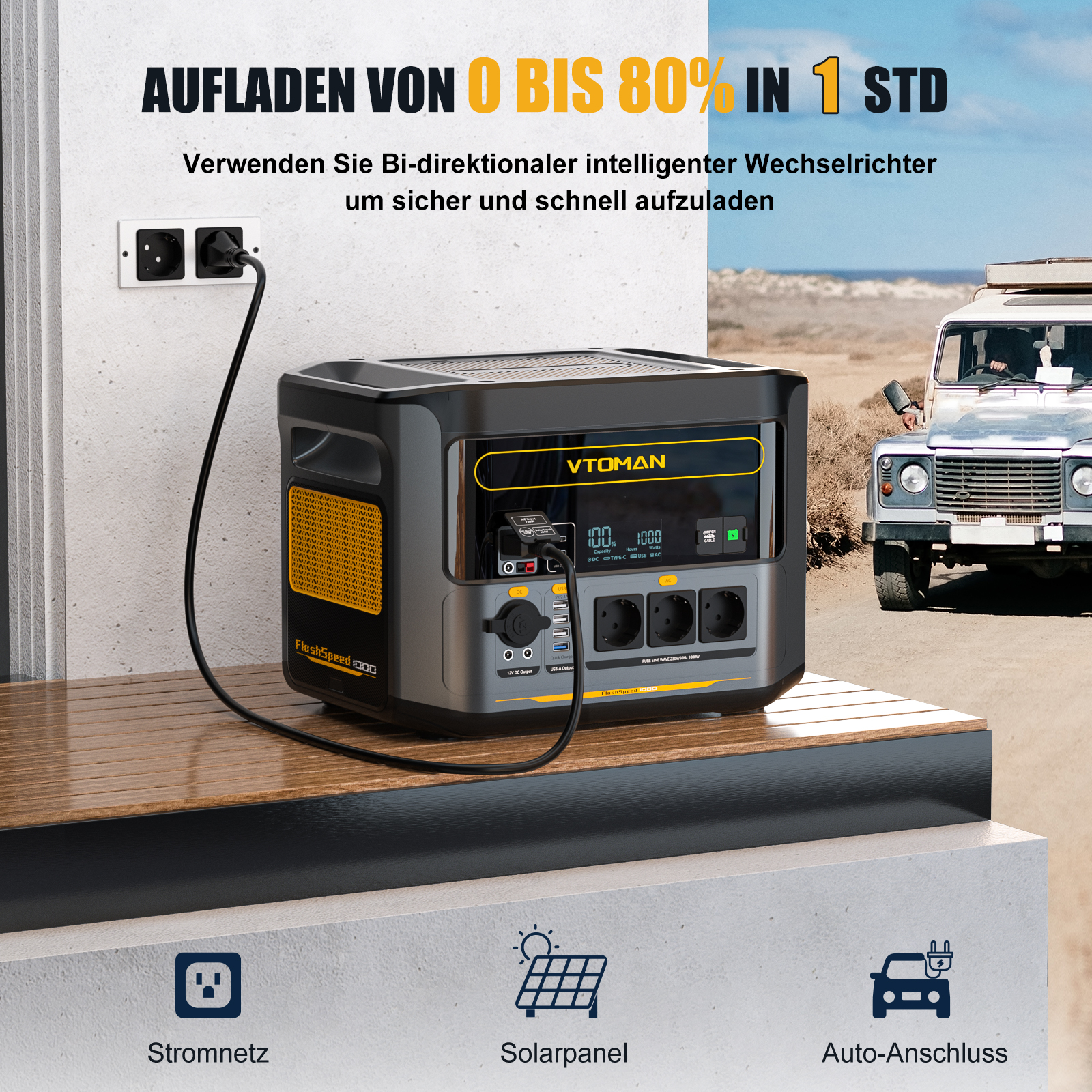 VTOMAN FlashSpeed 1000 Portabl - Outdoor Powerwall 리뷰 및 가격