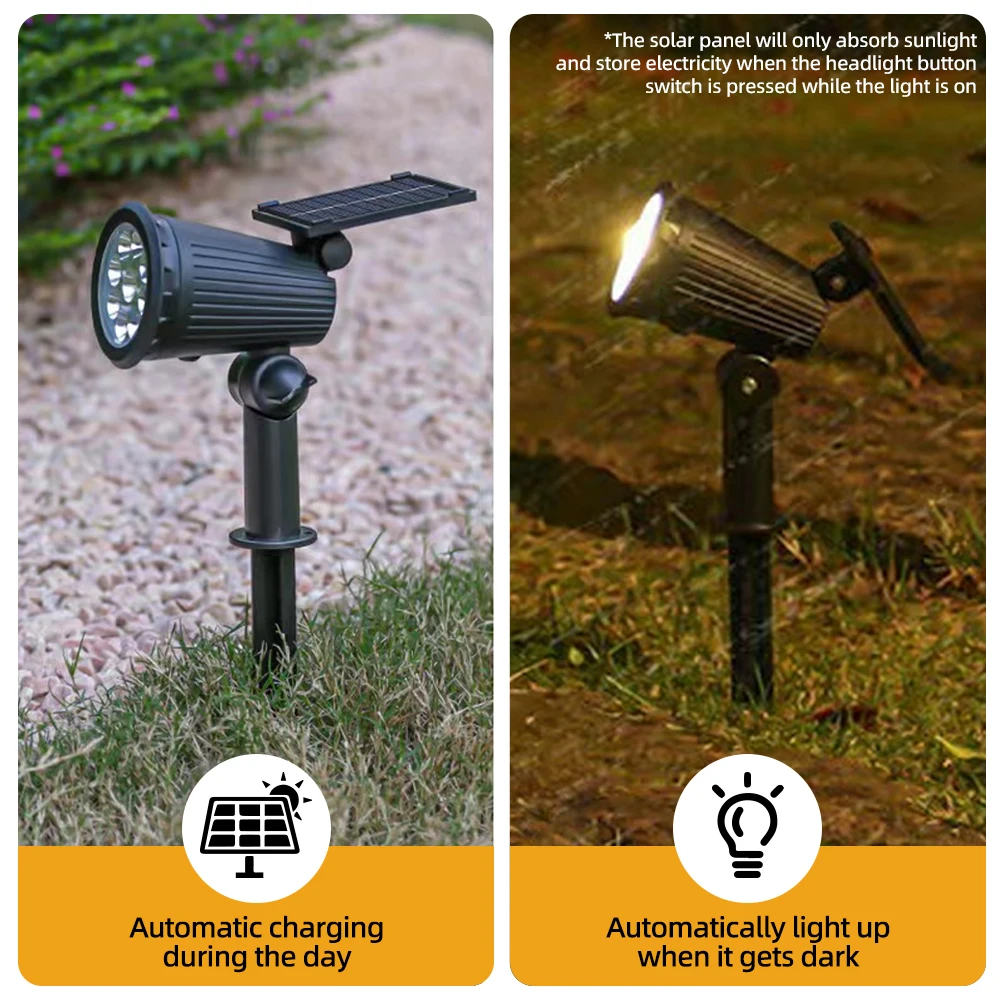 1/2PCS Solar Powered 9LED Lamp - Outdoor Power Outlet Solar 리뷰 및 가격