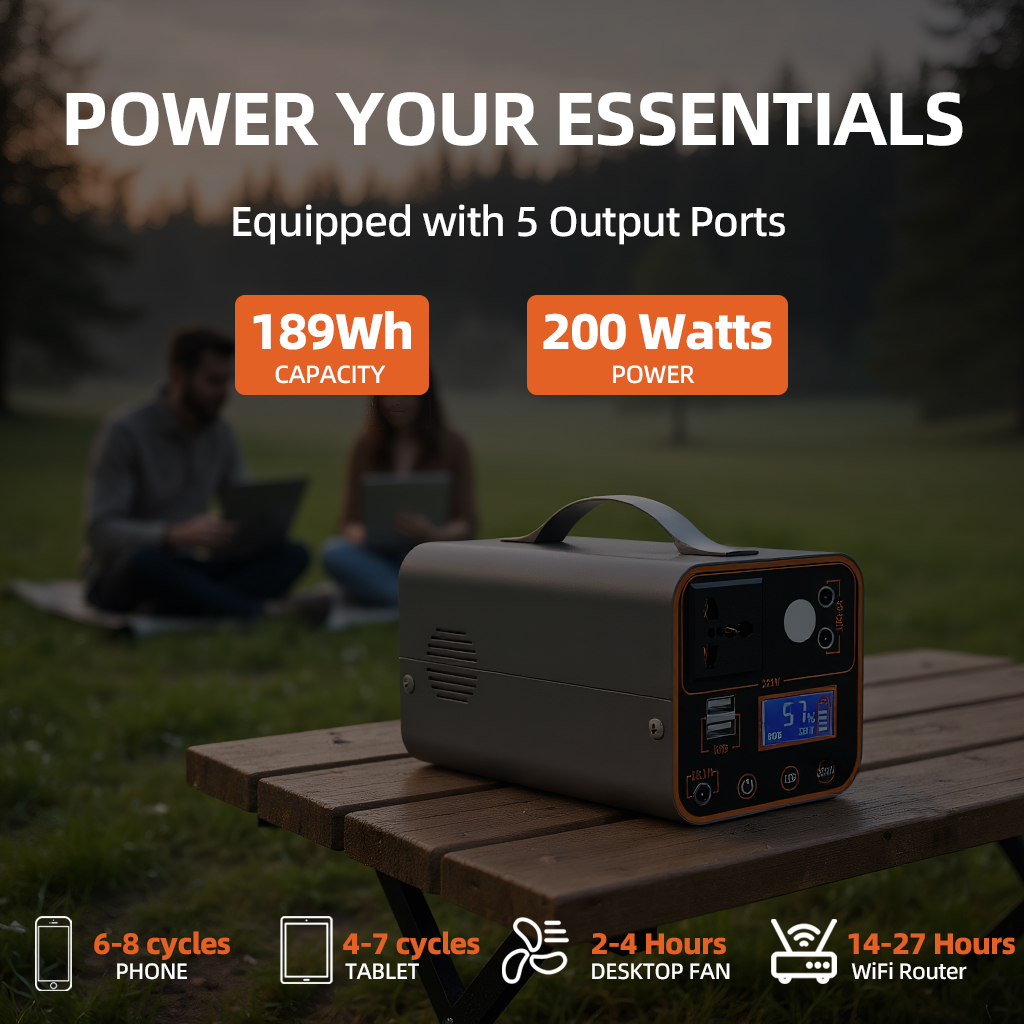 200W Portable Power Station 22 - Outdoor Power Hub 리뷰 및 가격