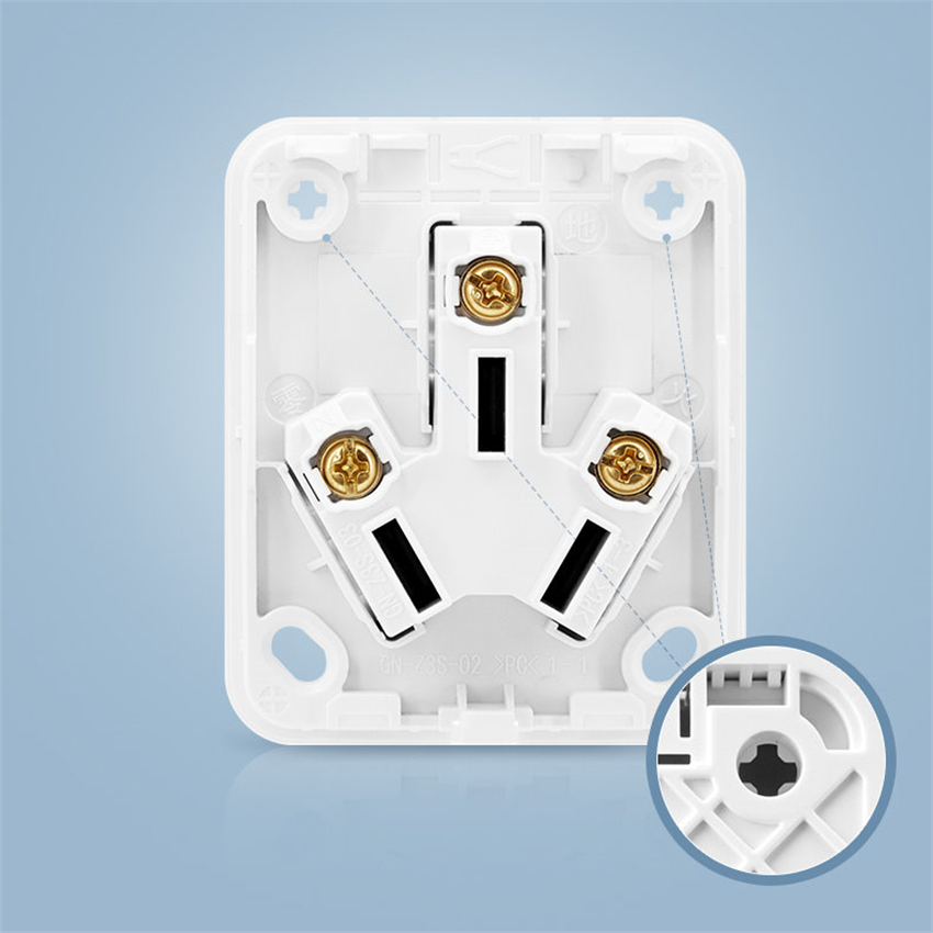 China 3 Flat Pin Wall Surface  - Outdoor Power Hub 리뷰 및 가격
