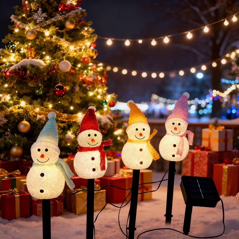 1-4PCS Christmas Solar Powered - Outdoor Power For Christmas Lights 리뷰 및 가격