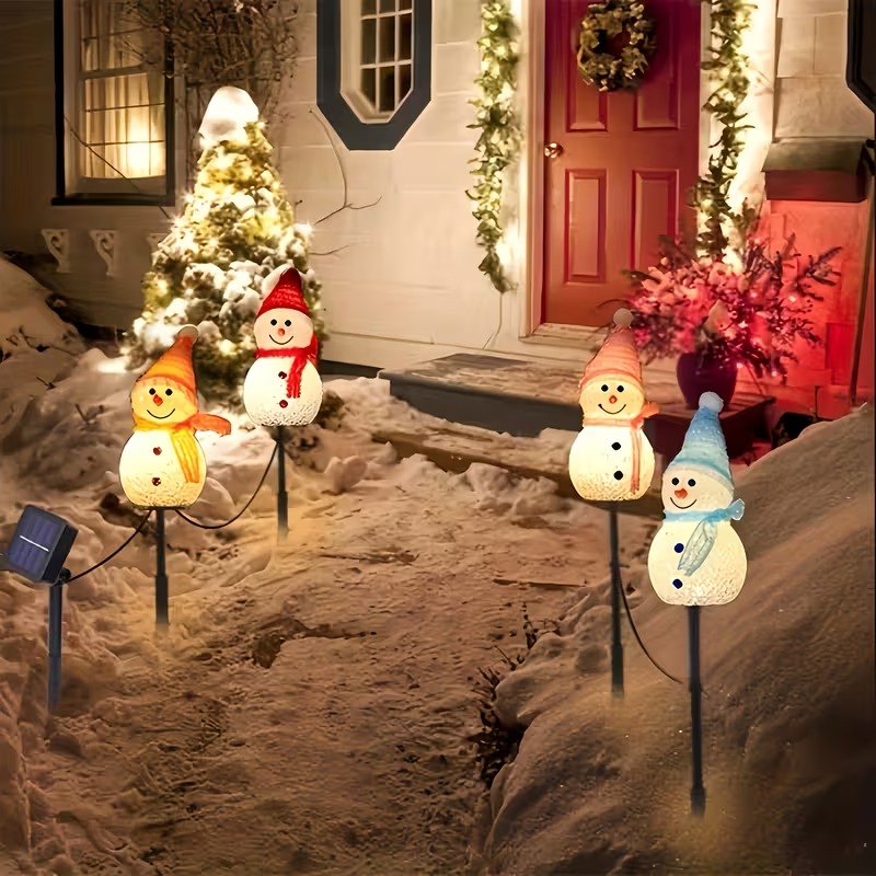 1-4PCS Christmas Solar Powered - Outdoor Power For Christmas Lights 리뷰 및 가격