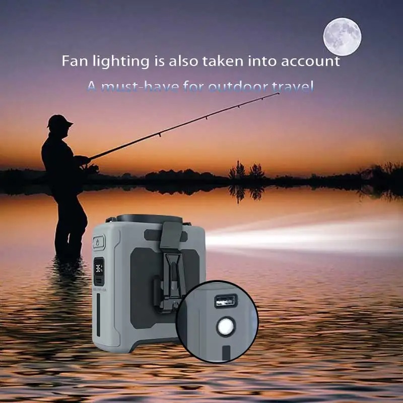 10000mAh Portable Waist Fan Po - Outdoor Power Repair 리뷰 및 가격