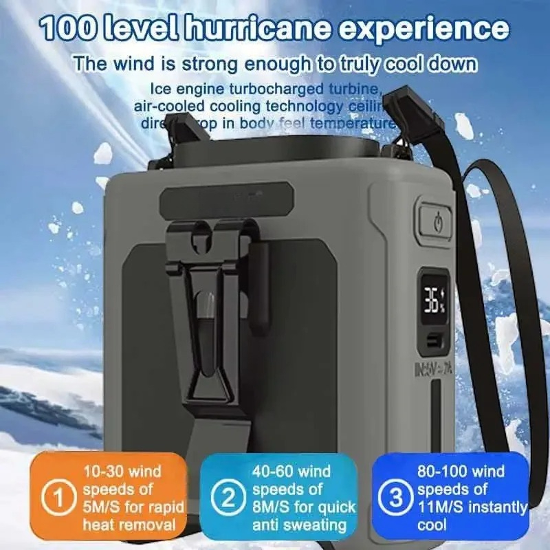 10000mAh Portable Waist Fan Po - Outdoor Power Repair 리뷰 및 가격