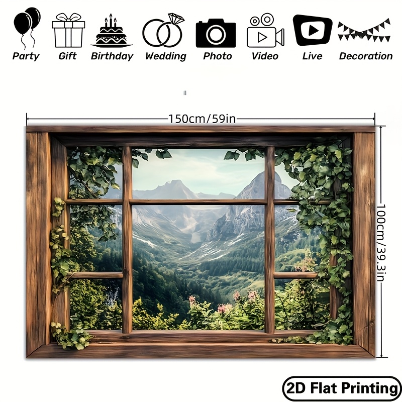 1 piece, green plant window vi - Outdoor Power For Wedding 리뷰 및 가격