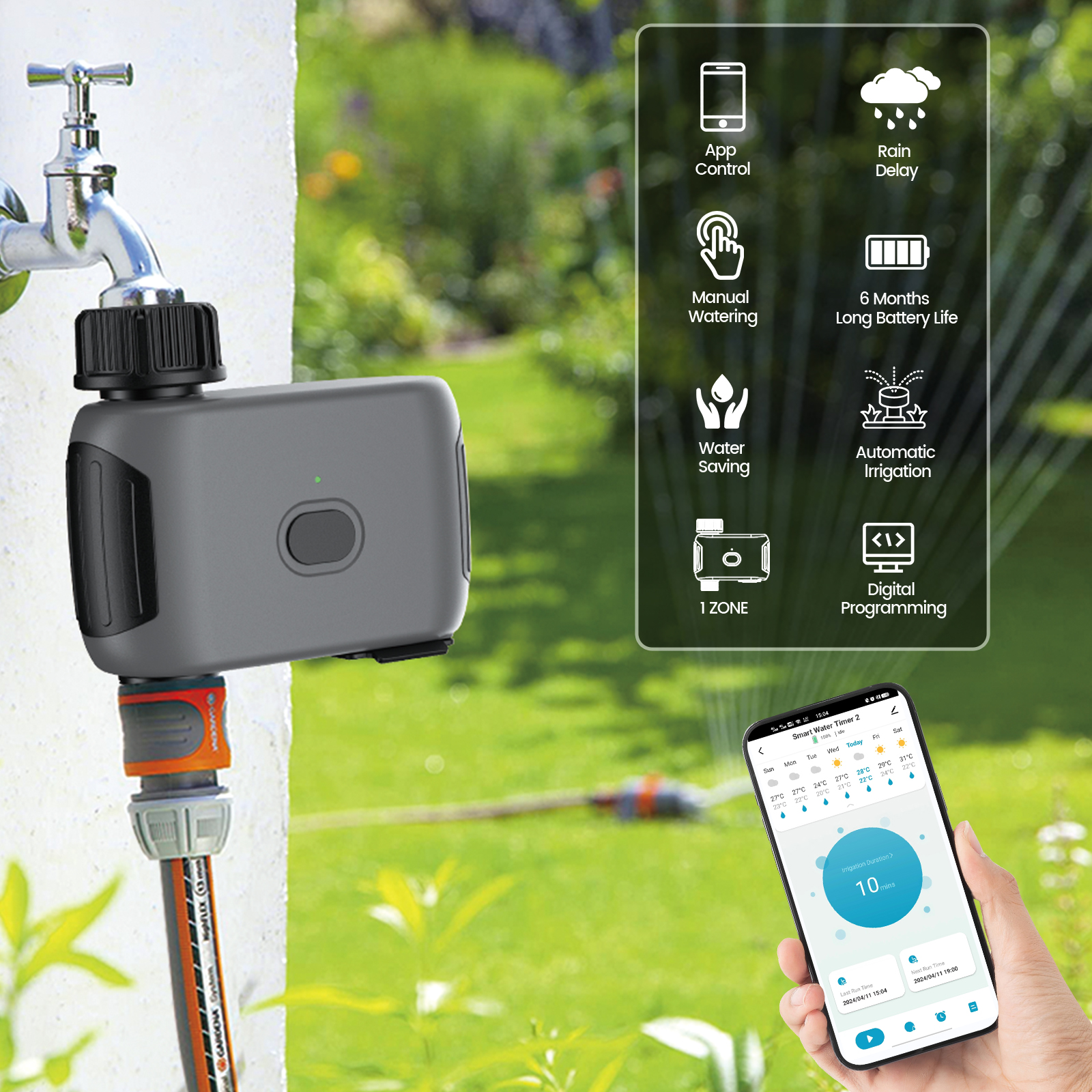 INSOMA automatic plant irrigat - Outdoor Power Timer 리뷰 및 가격