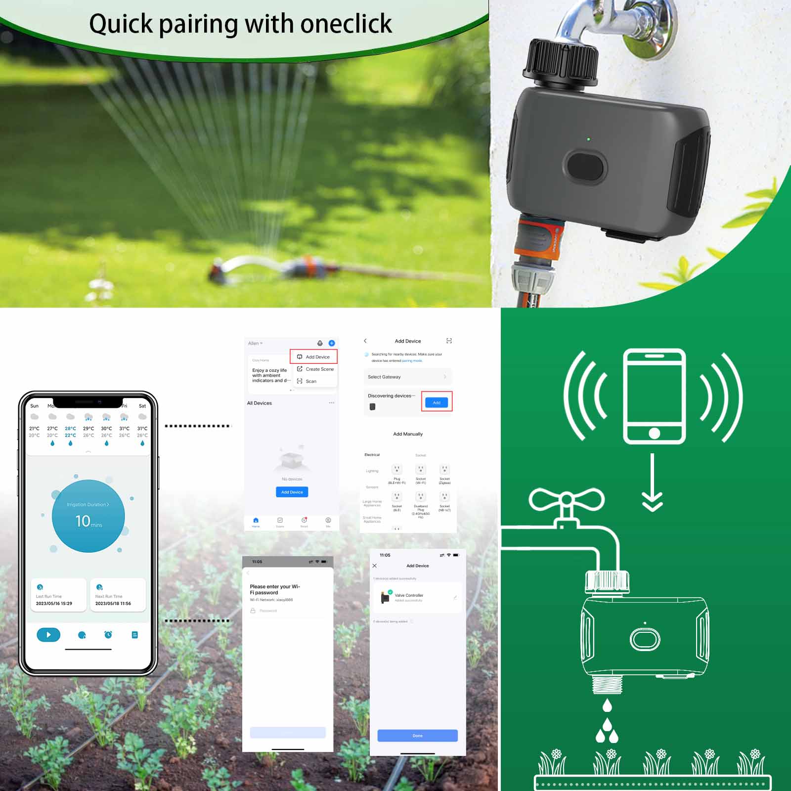 INSOMA automatic plant irrigat - Outdoor Power Timer 리뷰 및 가격