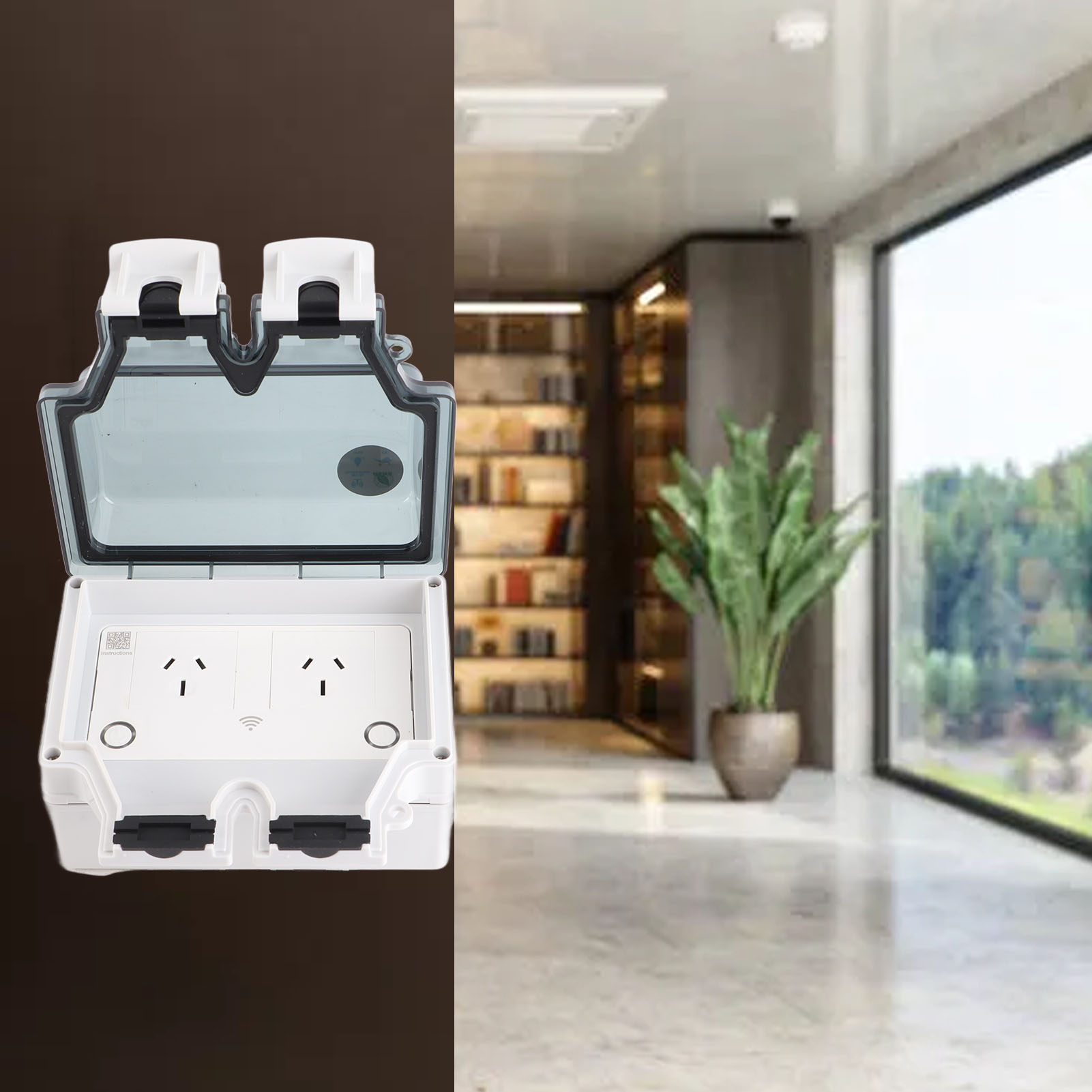 Waterproof Socket WiFi Socket  - Outdoor Power Hub 리뷰 및 가격