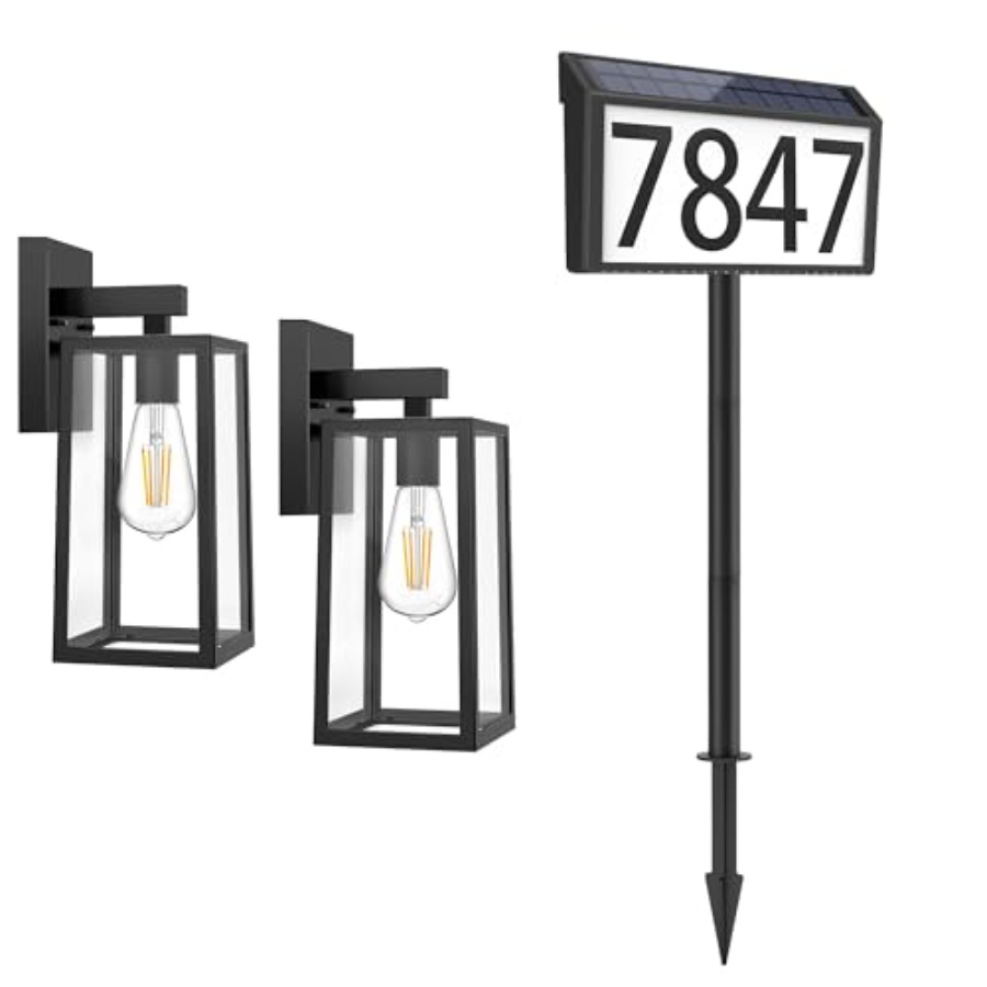 2-Pack Outdoor Wall Sconce Wat - Outdoor Powerwall 리뷰 및 가격