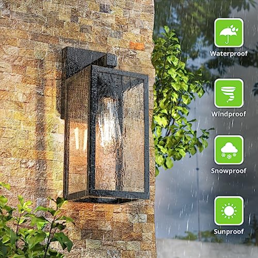 2-Pack Outdoor Wall Sconce Wat - Outdoor Powerwall 리뷰 및 가격