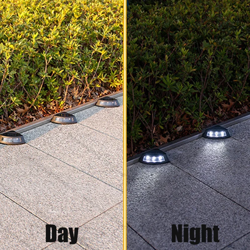 Solar Powered Step Lights Outd - Outdoor Power Outlet Solar 리뷰 및 가격