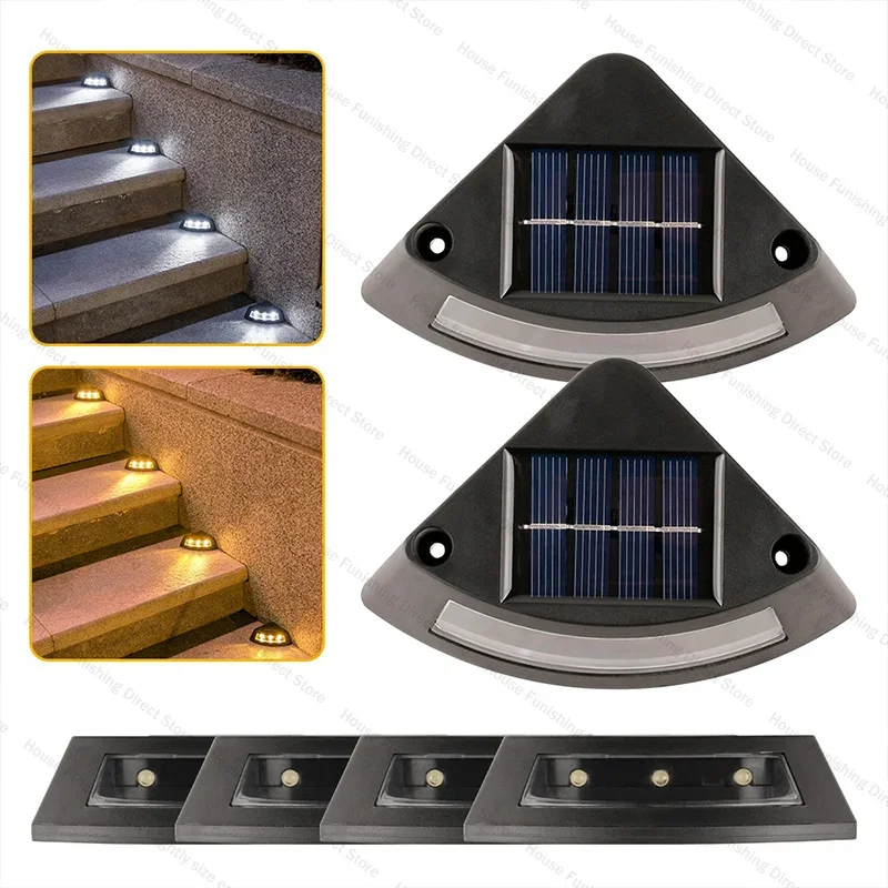 Solar Powered Step Lights Outd - Outdoor Power Outlet Solar 리뷰 및 가격