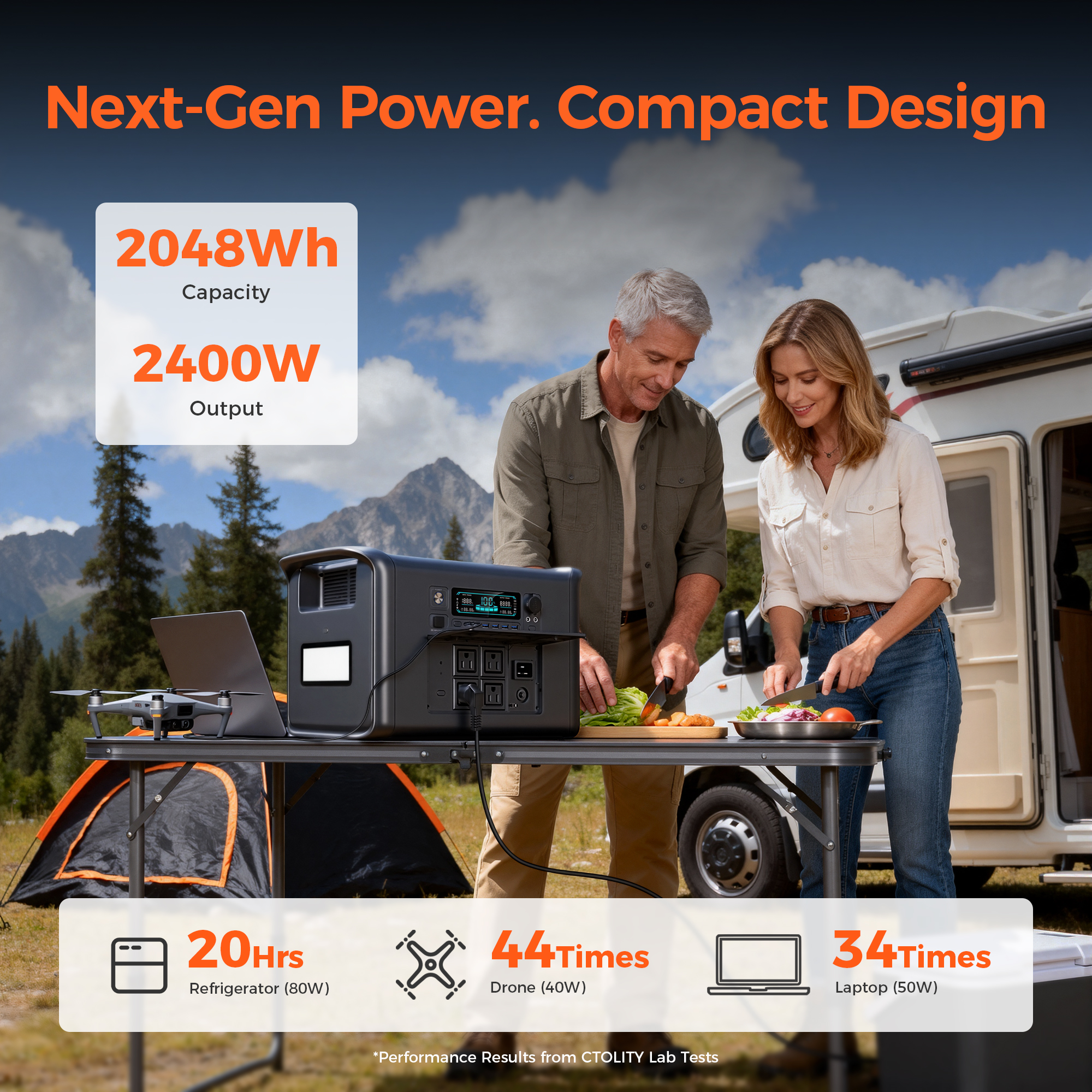 CTOLITY 2400W Camping Portable - Outdoor Power Outlet Solar 리뷰 및 가격