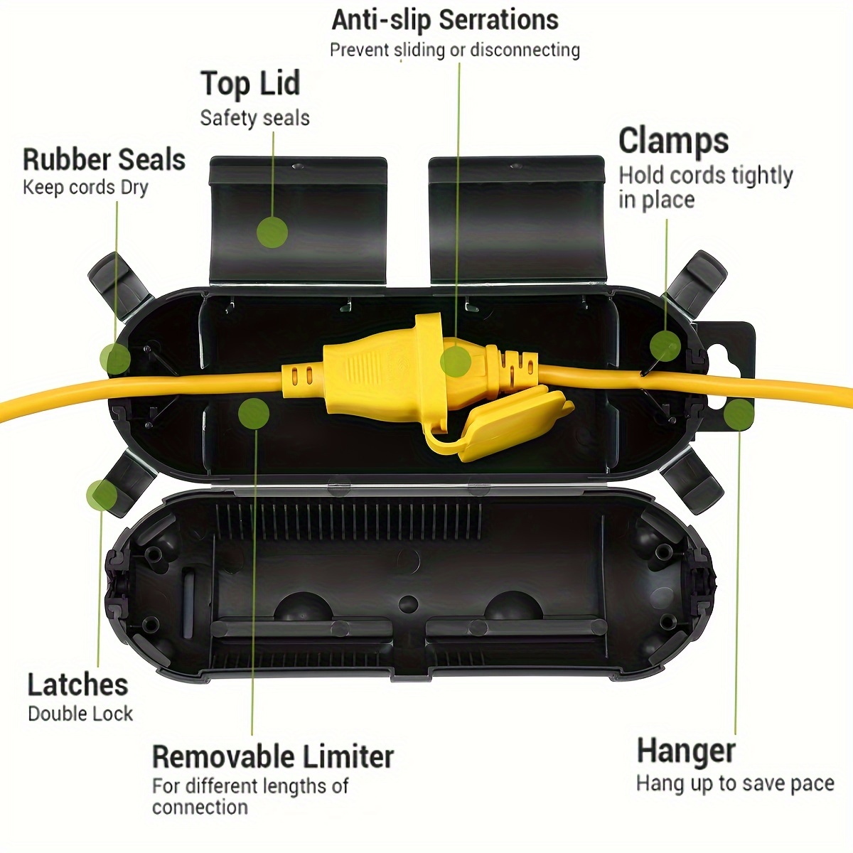 Extension Cord Plug Connection - Outdoor Power Hub 리뷰 및 가격
