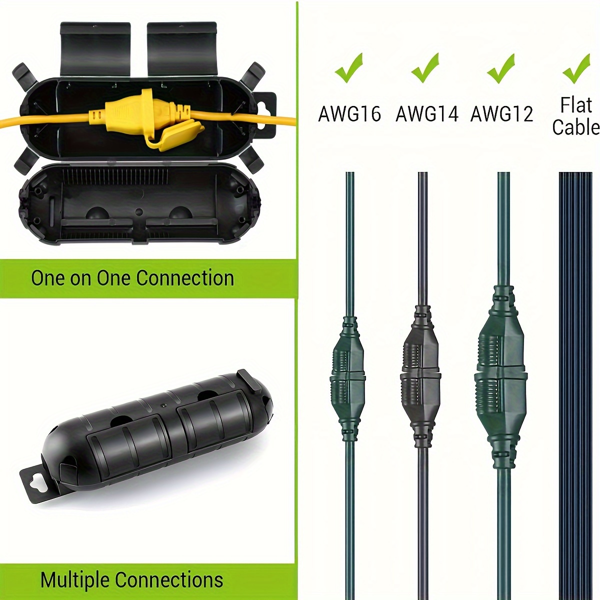Extension Cord Plug Connection - Outdoor Power Hub 리뷰 및 가격