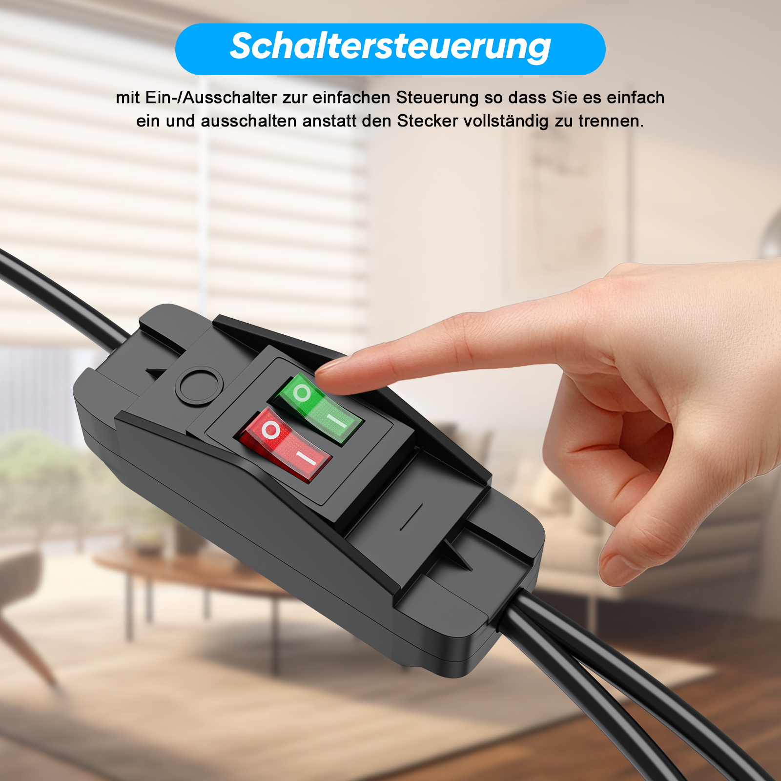 EU Plug Extension Cord with ON - Outdoor Power Lead 리뷰 및 가격