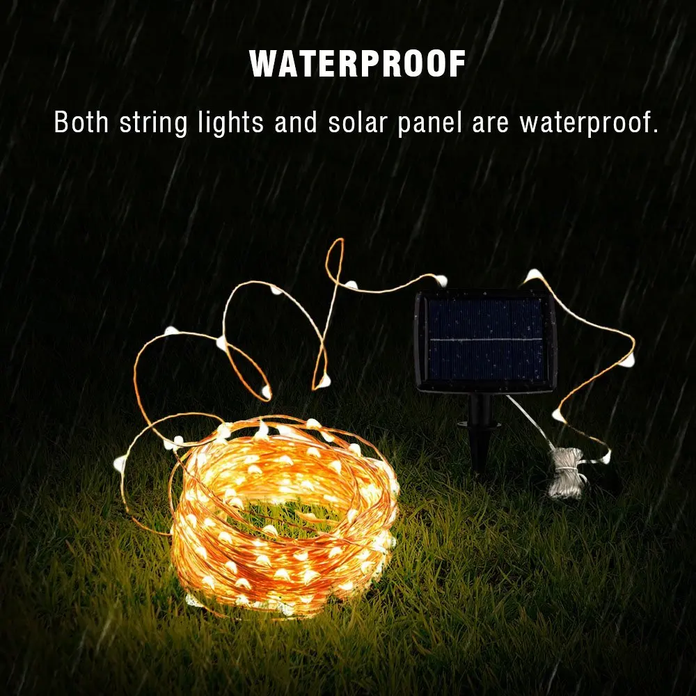 Solar String Fairy Lights 12m  - Outdoor Power For Christmas Lights 리뷰 및 가격