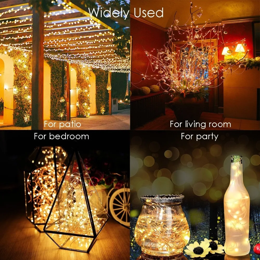 Solar String Fairy Lights 12m  - Outdoor Power For Christmas Lights 리뷰 및 가격