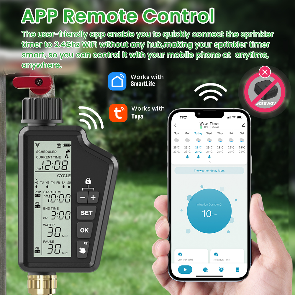 AVATTO Tuya WIFI Smart Garden  - Outdoor Power Timer 리뷰 및 가격
