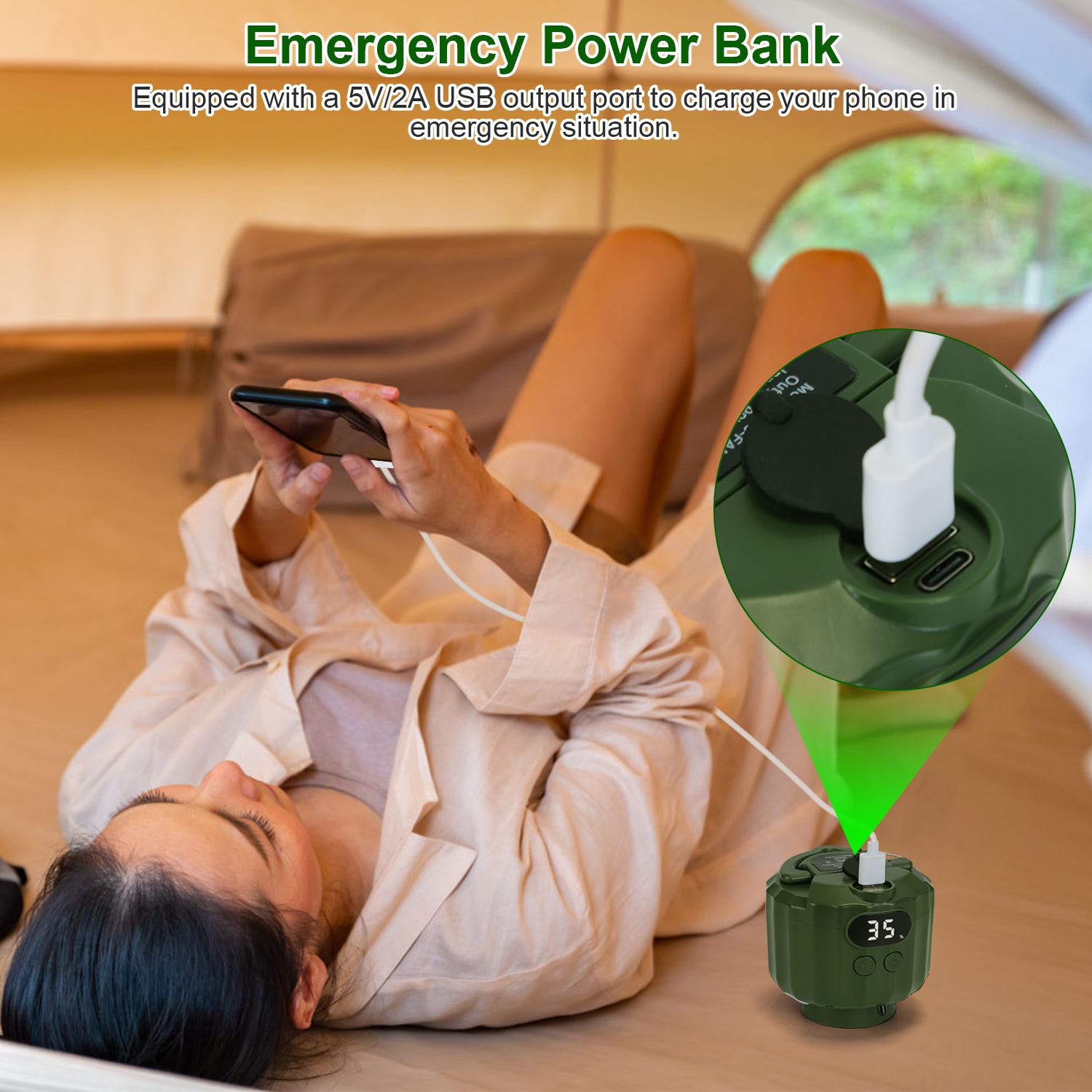 5200mAh 10400mAh 3-in-1 Campin - Outdoor Power Timer 리뷰 및 가격