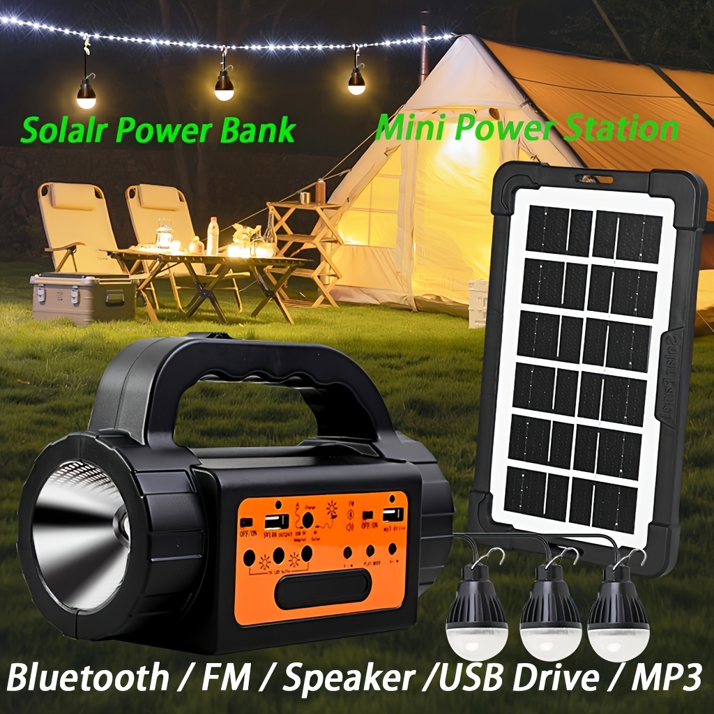 Solar Rechargeable Camping Lig - Power Outdoor 리뷰 및 가격
