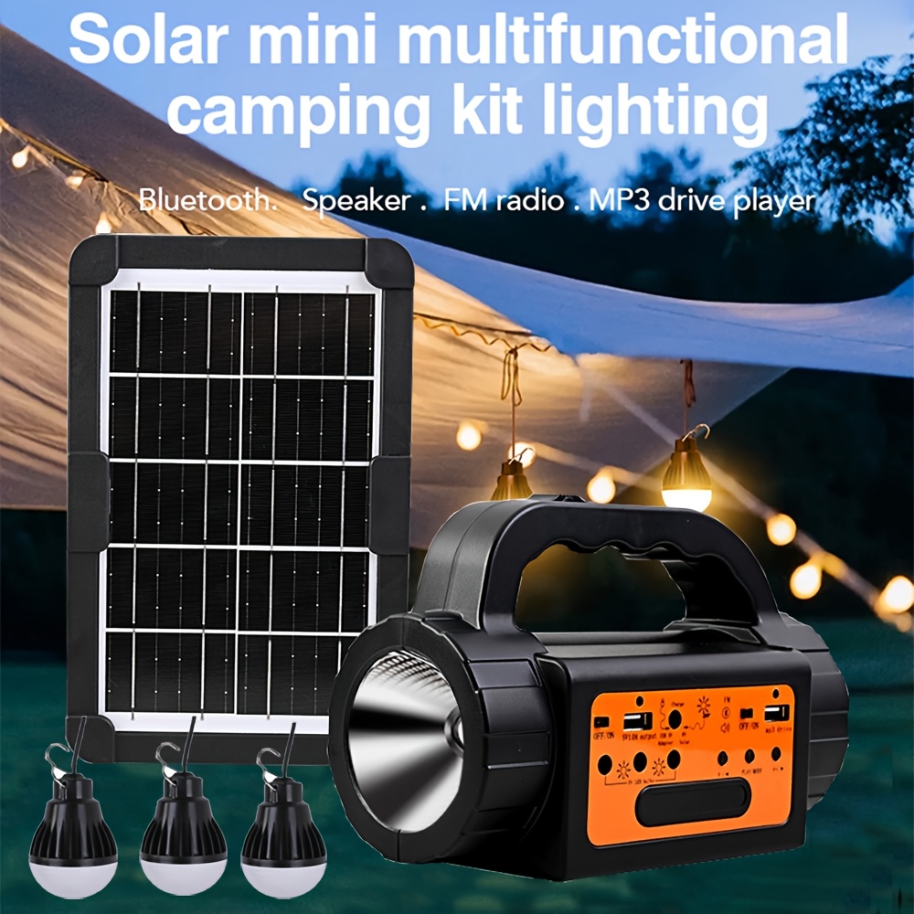Solar Rechargeable Camping Lig - Power Outdoor 리뷰 및 가격