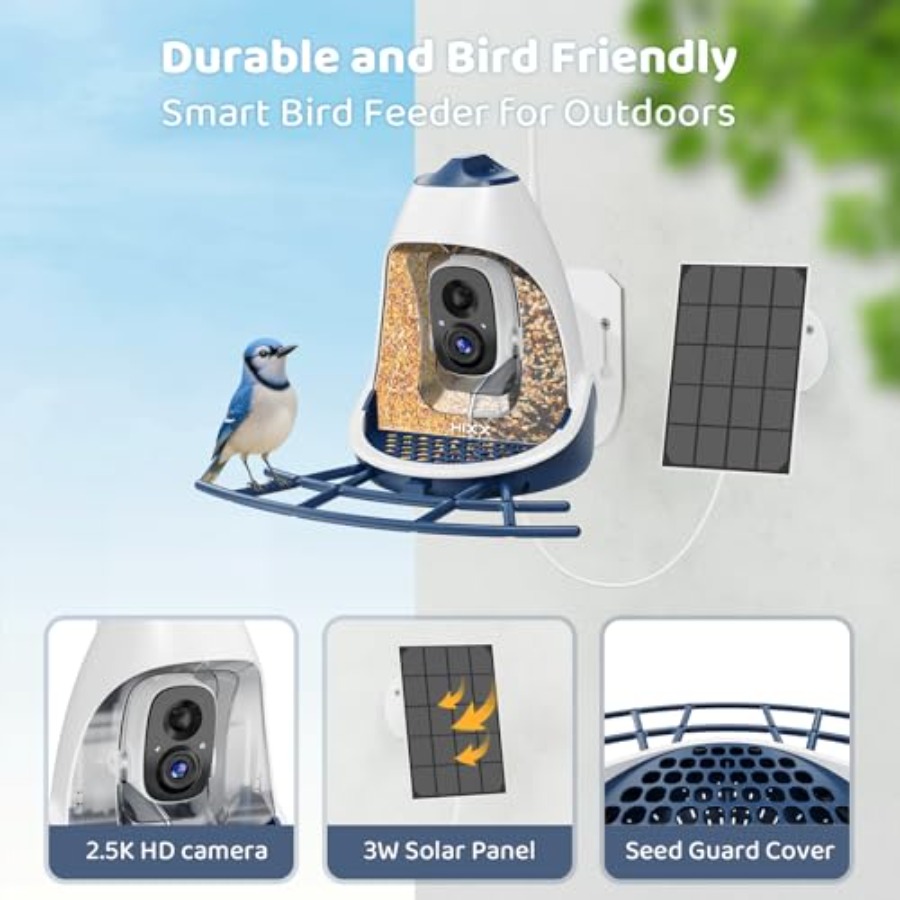 Outdoor smart bird feeder with - Power Outdoor 리뷰 및 가격