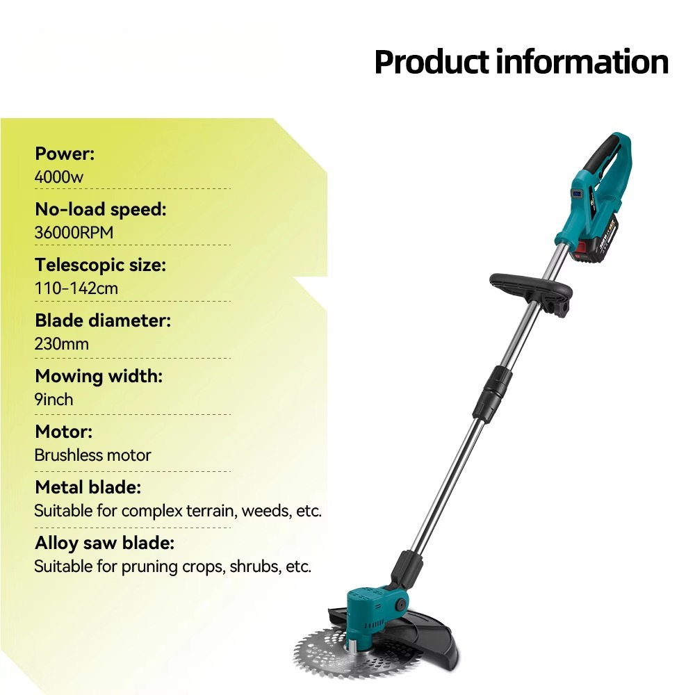 4000W Electric Lawn Mower for  - Lawn Mower Battery 리뷰 및 가격