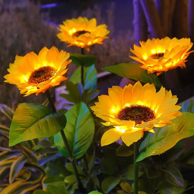 Outdoor Solar Powered Sunflowe - Outdoor Power For Wedding 리뷰 및 가격