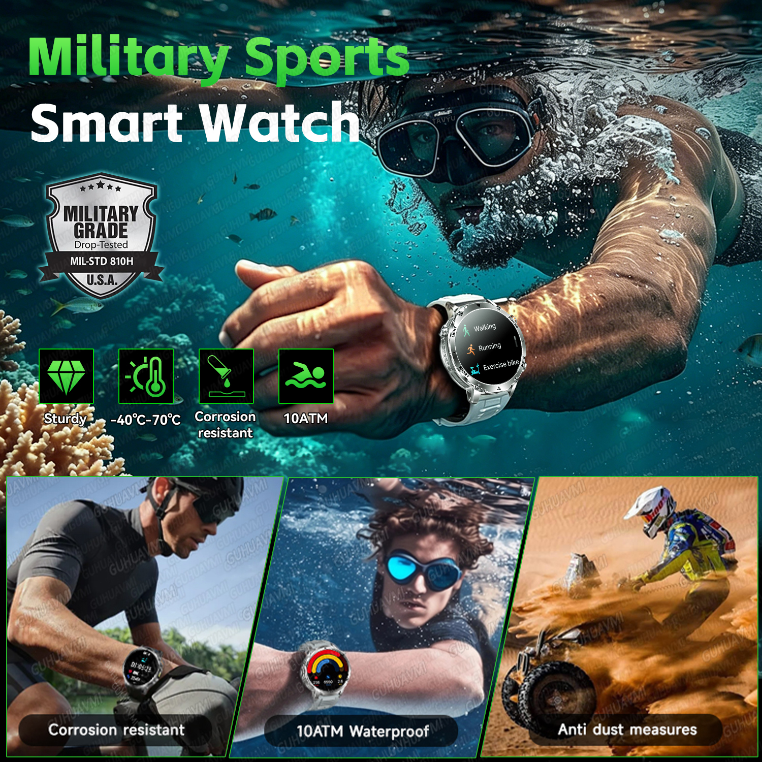 2026 New Military Smart Watch  - Outdoor Power Lead 리뷰 및 가격