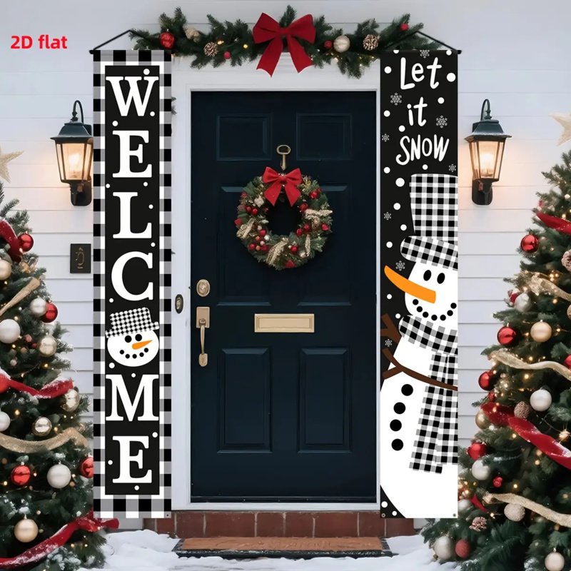 1pc2D flat, Christmas decorati - Outdoor Power For Wedding 리뷰 및 가격