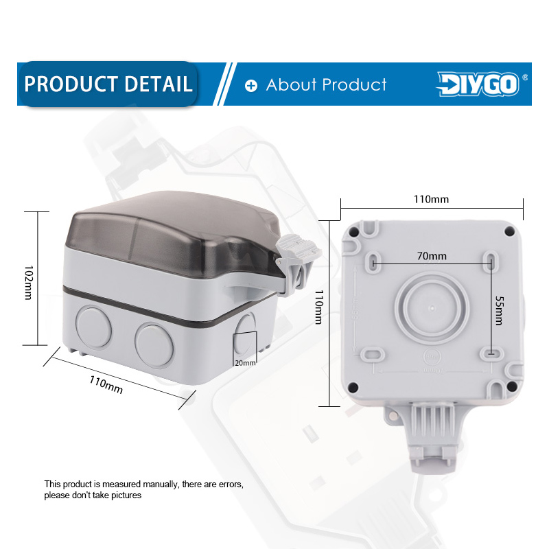 IP66 Outdoor Socket Wall Plug  - Outdoor Power Timer 리뷰 및 가격