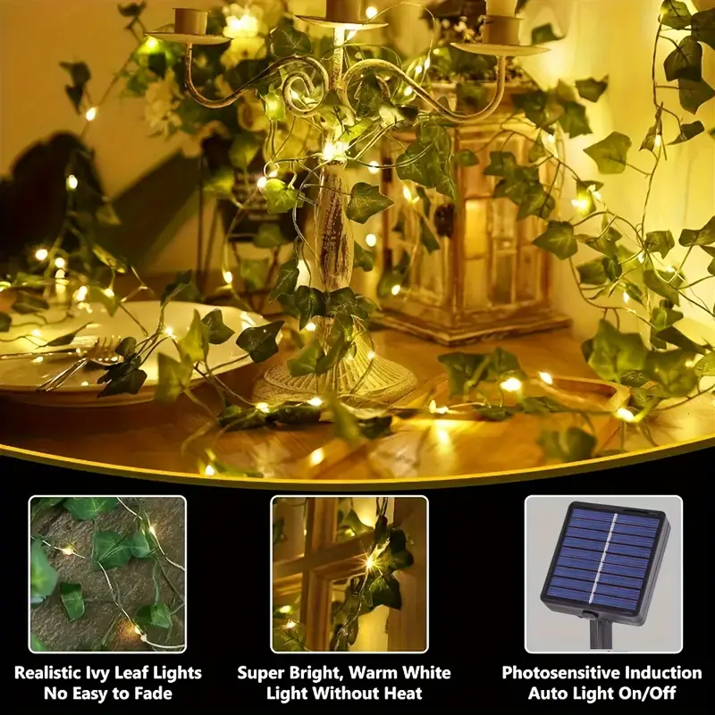 50/100 LED Solar Powered Artif - Outdoor Power For Wedding 리뷰 및 가격