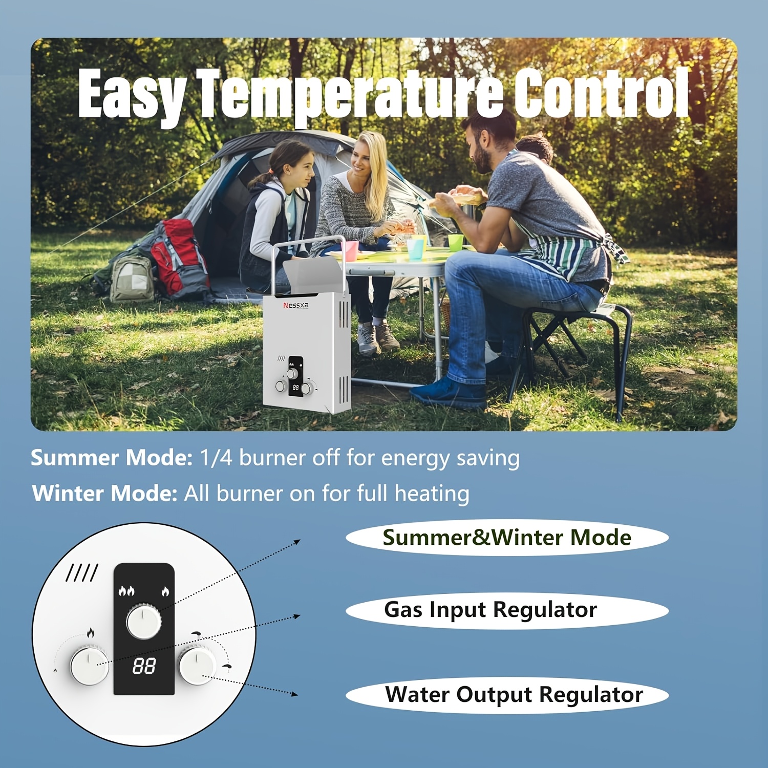 Portable Propane Water Heater  - Power Outdoor 리뷰 및 가격