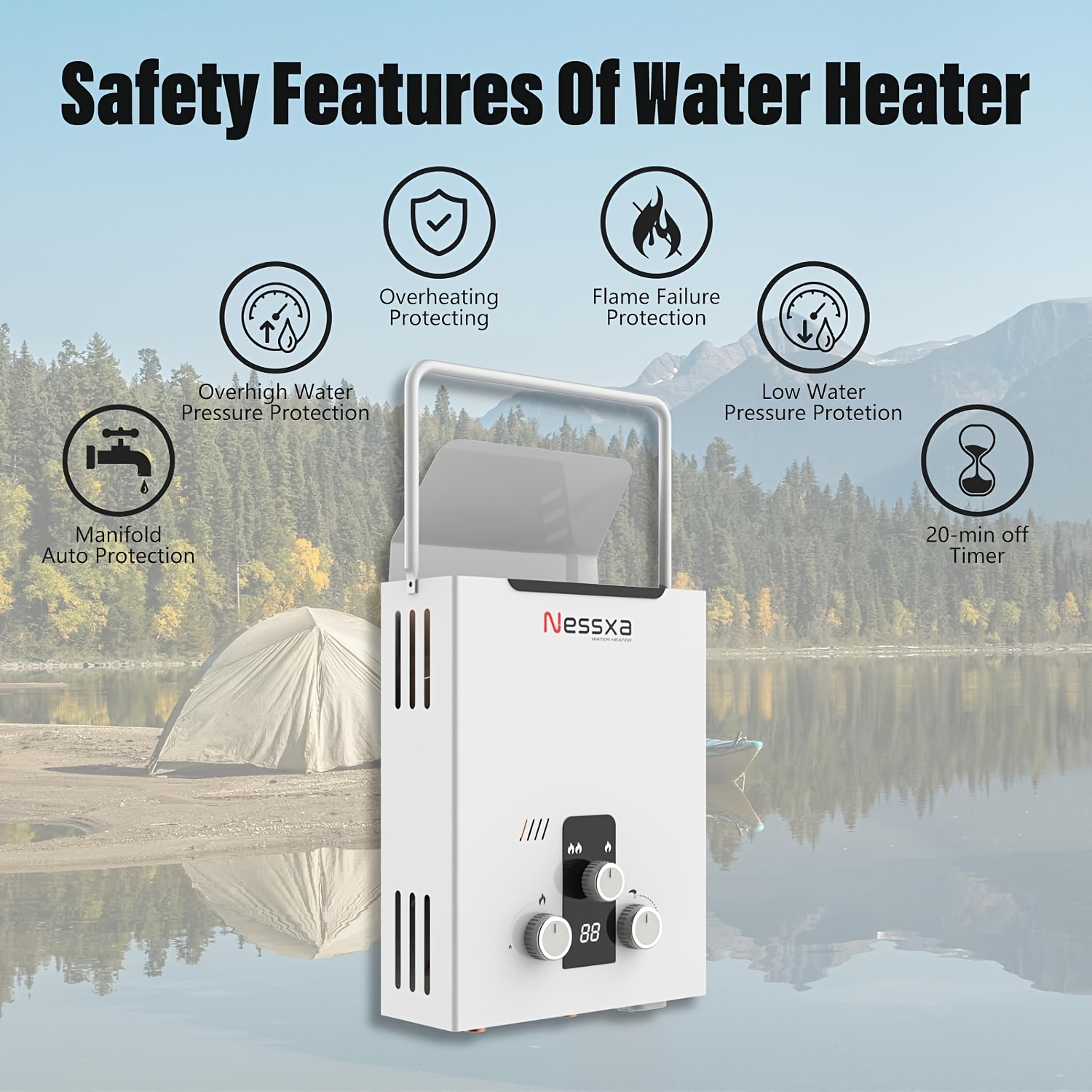 Portable Propane Water Heater  - Power Outdoor 리뷰 및 가격