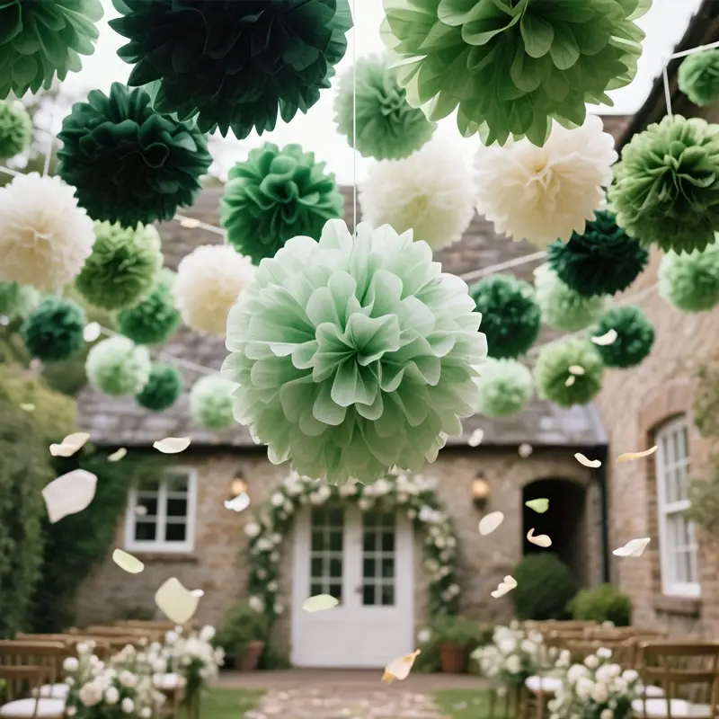 30 Pieces of Bohemian Style Gr - Outdoor Power For Wedding 리뷰 및 가격