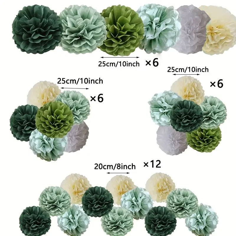 30 Pieces of Bohemian Style Gr - Outdoor Power For Wedding 리뷰 및 가격