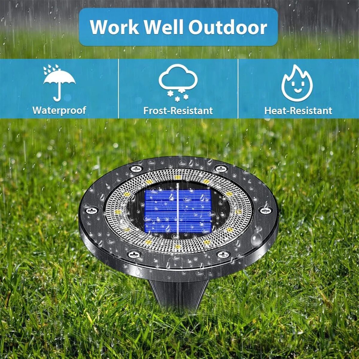Solar Ground Lights Outdoor 12 - Outdoor Power Outlet Solar 리뷰 및 가격