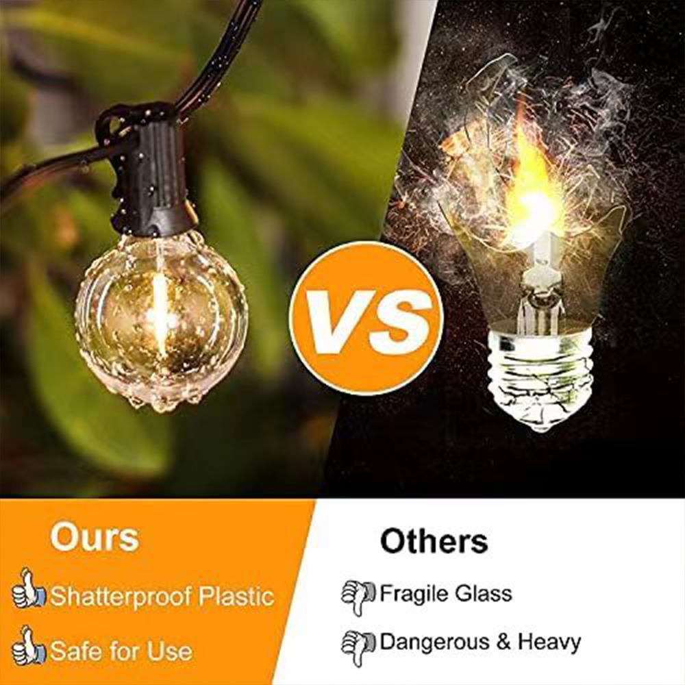 Outdoor 40LED G40 Bulbs Weddin - Outdoor Power For Wedding 리뷰 및 가격