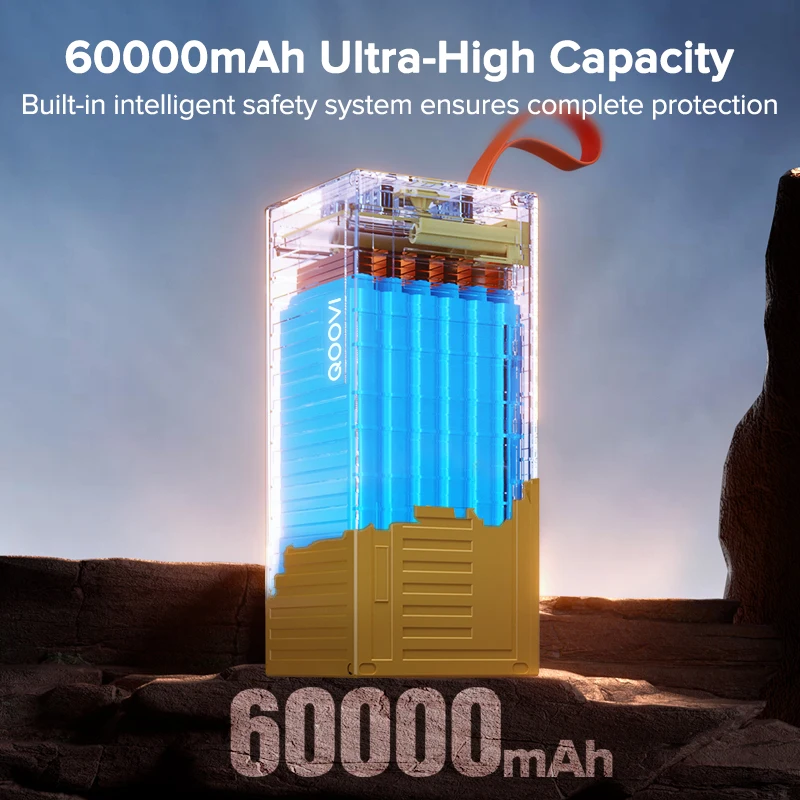 QOOVI 60000mAh Power Bank 22.5 - Outdoor Power Lead 리뷰 및 가격