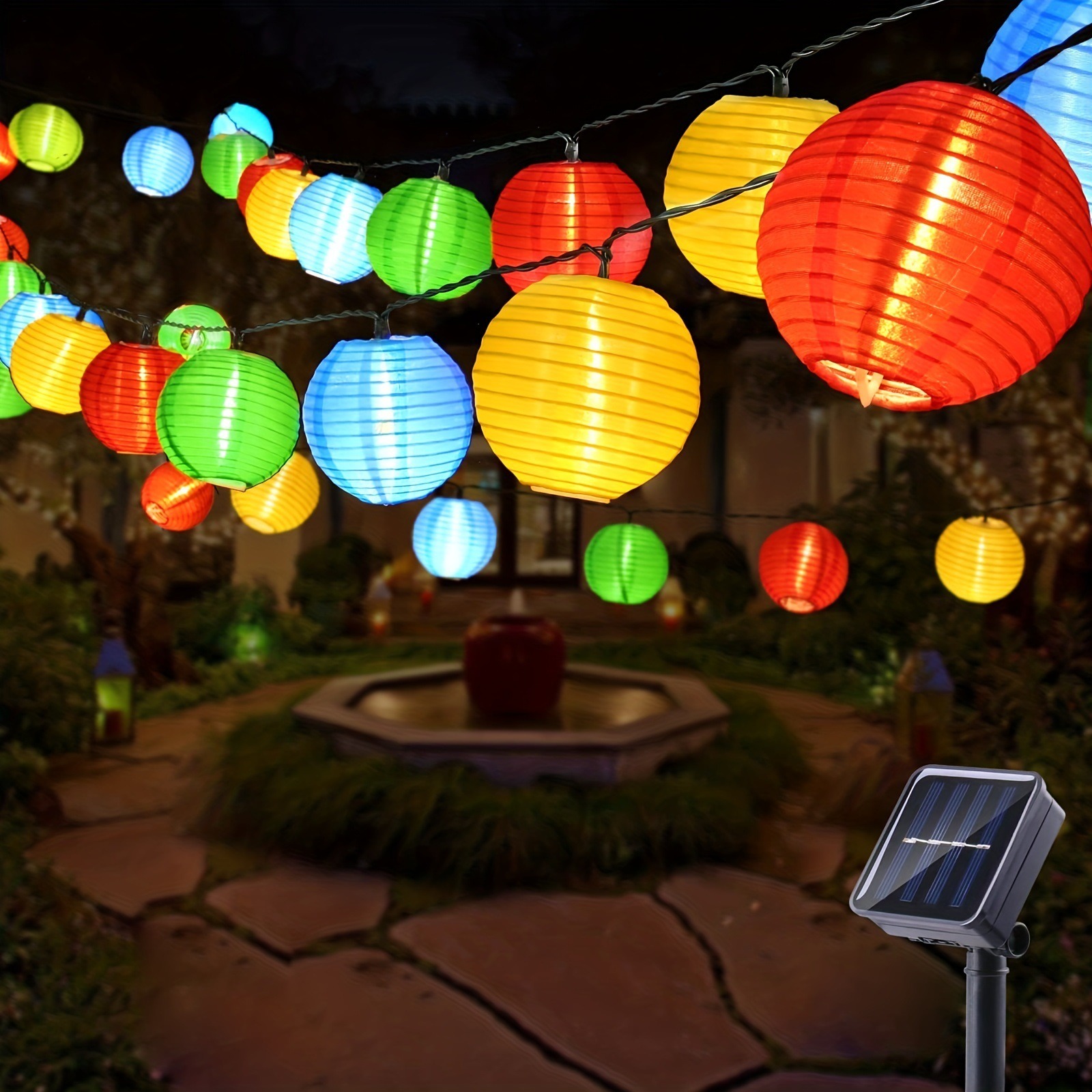 LED Solar Lantern String Light - Outdoor Power For Christmas Lights 리뷰 및 가격